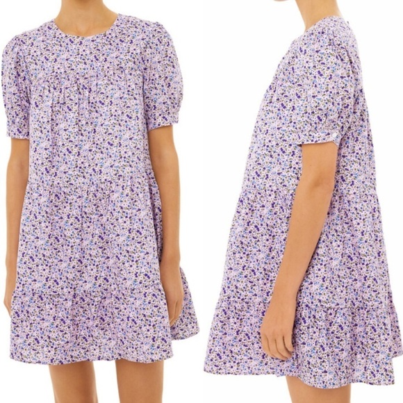 Tuckernuck Pomander Place Lilac Floral Quinn Dress
